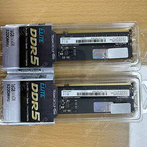 TEAMGROUP DDR5 5200 CL42 Elite 32GB (16x2) 팝니다