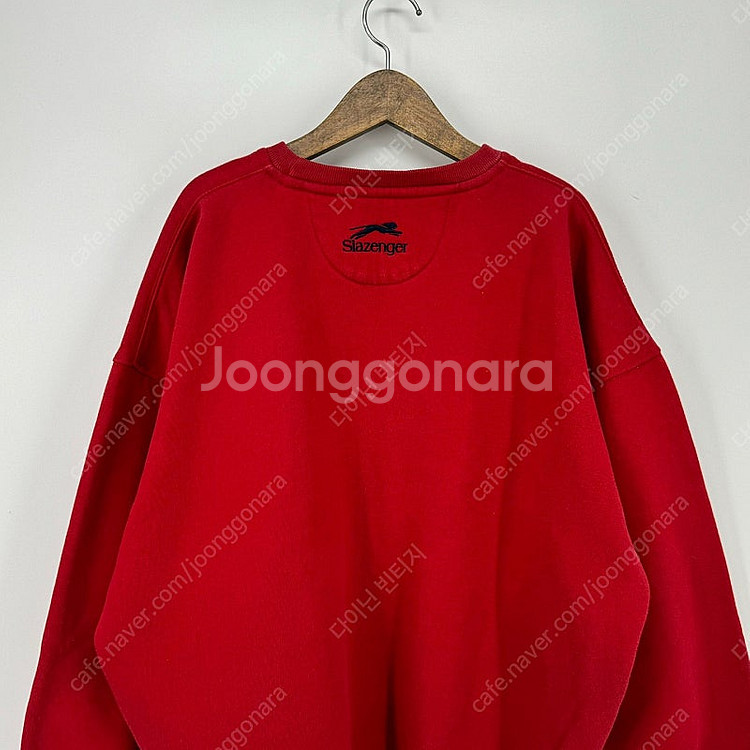 슬래진저 맨투맨 티셔츠 (M size / RED)--8