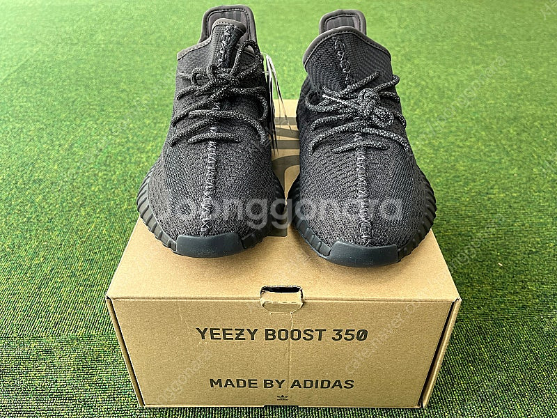아디다스 이지부스트 350 v2 블랙 논리플렉 (fu9...--0