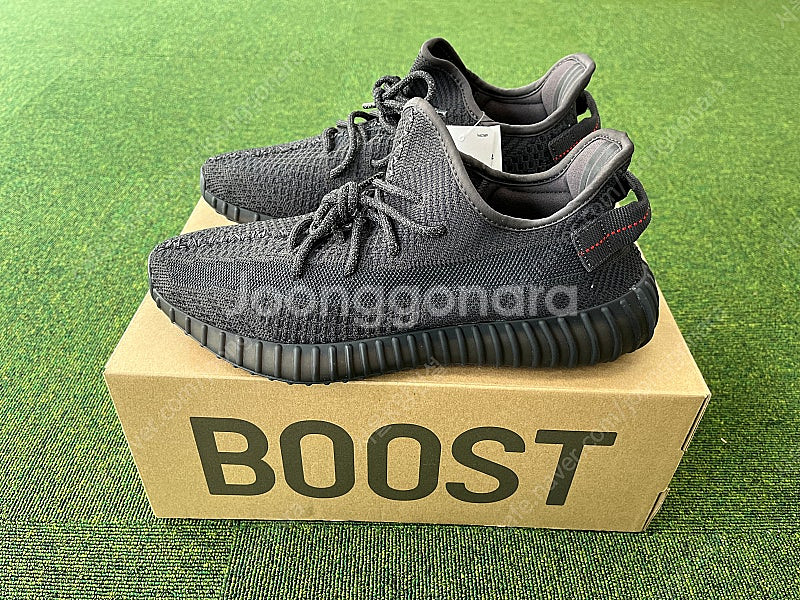 아디다스 이지부스트 350 v2 블랙 논리플렉 (fu9...--1