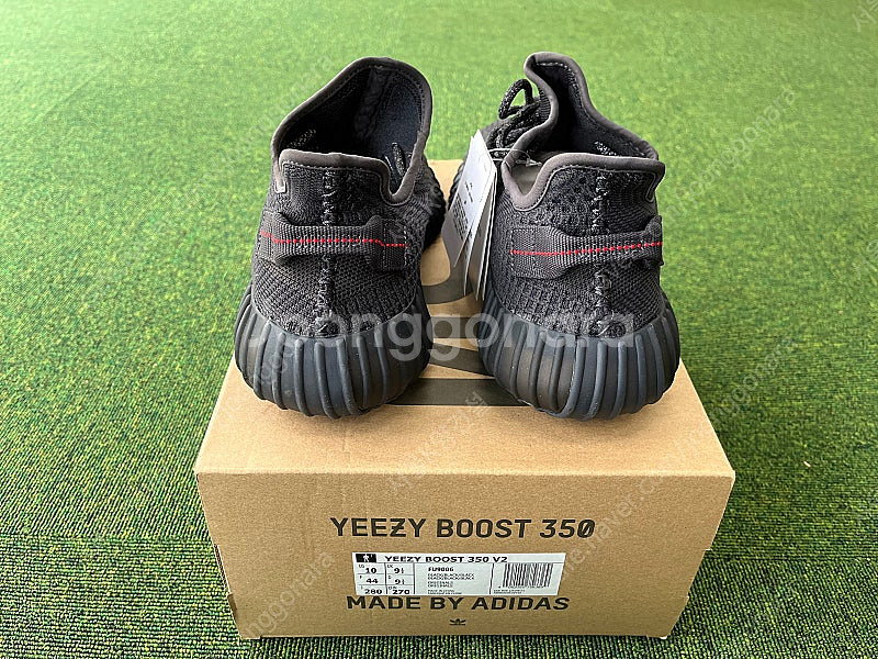 아디다스 이지부스트 350 v2 블랙 논리플렉 (fu9...--2