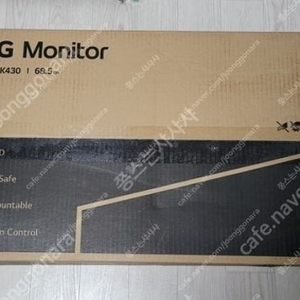 LG 27인치 모니터 27MK430H 미개봉 팝니다.