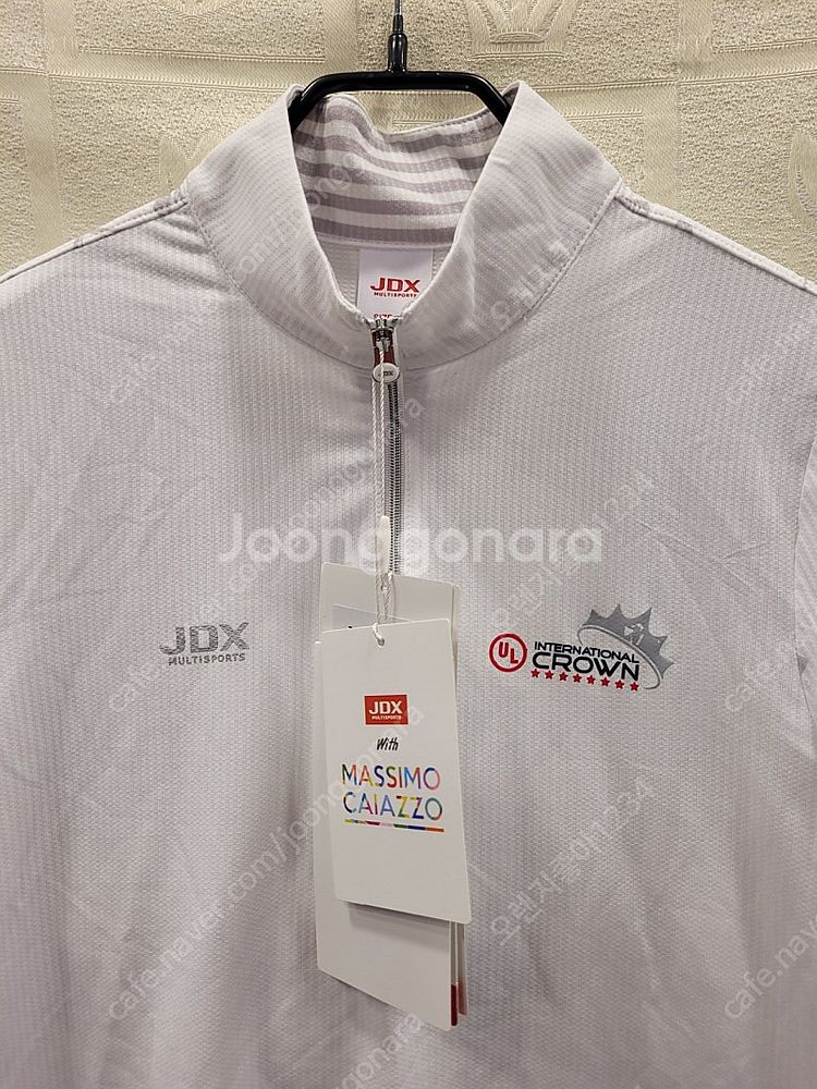 새상품 JDX 티셔츠 반집업 얇은 긴팔티 S--1