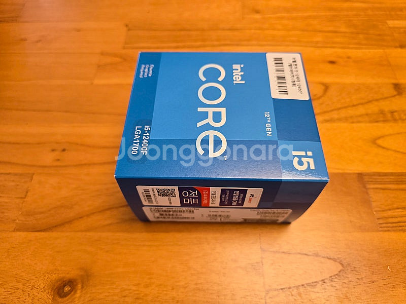 i5-12400f 정품--2