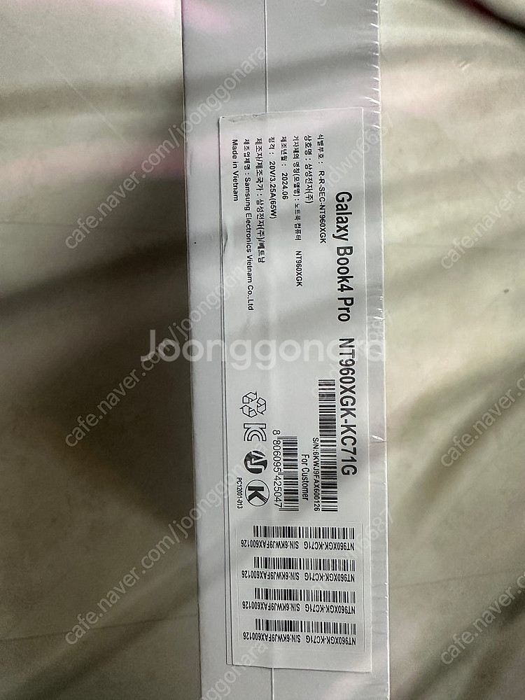 삼성전자 갤럭시 북 4 프로 NT960XGK-KC71G...--0