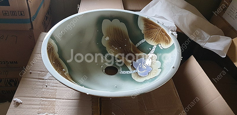 탑볼세면대 도자기 강화유리 무조건 3만원(부속별도)--2