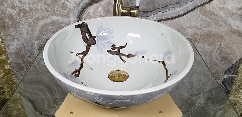 탑볼세면대 도자기 강화유리 무조건 3만원(부속별도)--7