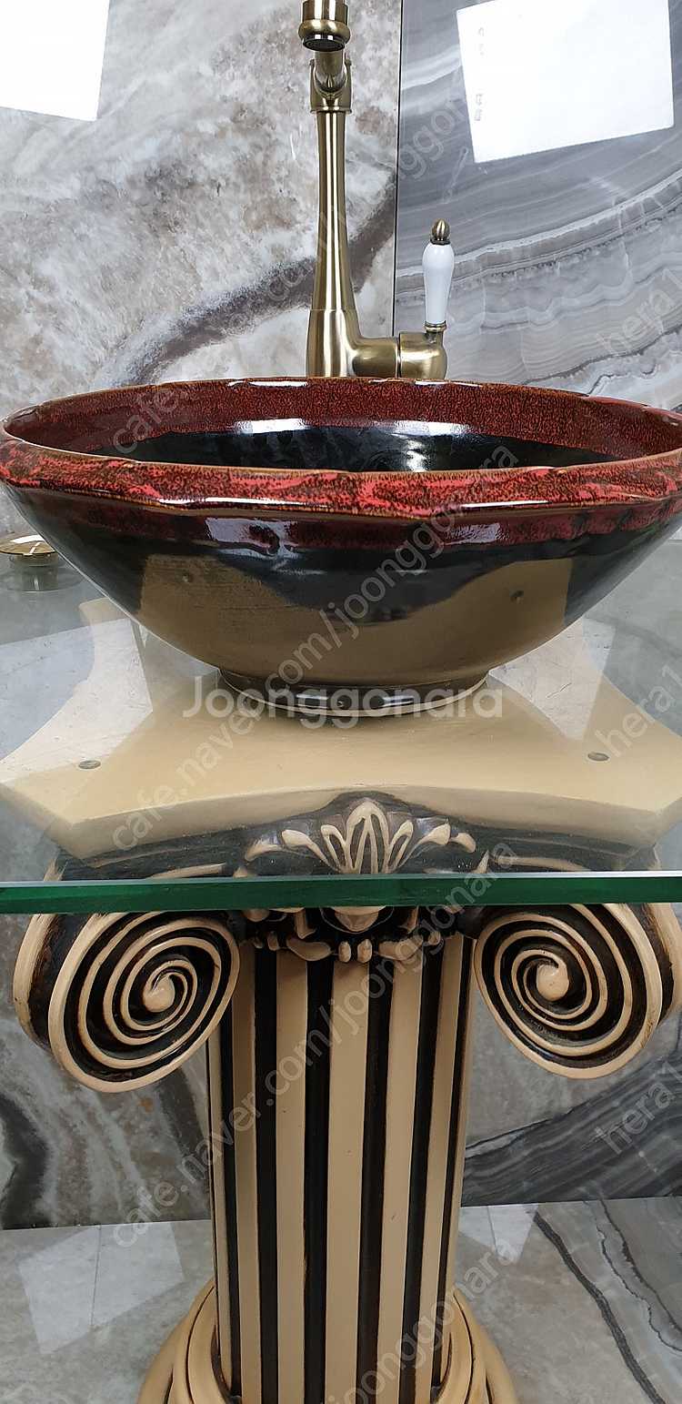 탑볼세면대 도자기 강화유리 무조건 3만원(부속별도)--8