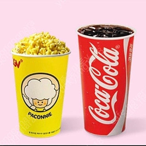 CGV 맛변경무료 팝콘M+탄산M 스몰세트️