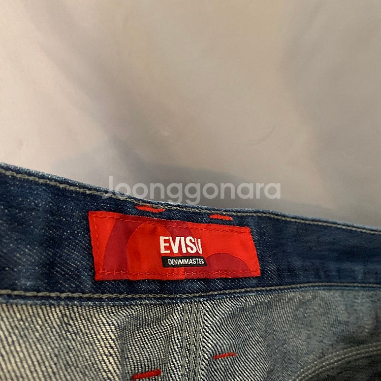 32인치 에비수 카펜터 버뮤다 데님 팬츠 청바지--4