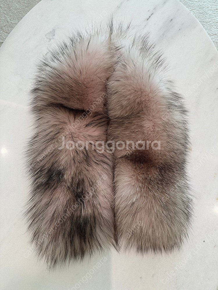 분더샵 이태리 천연 여우털 폭스퍼 목도리 (새제품)--0