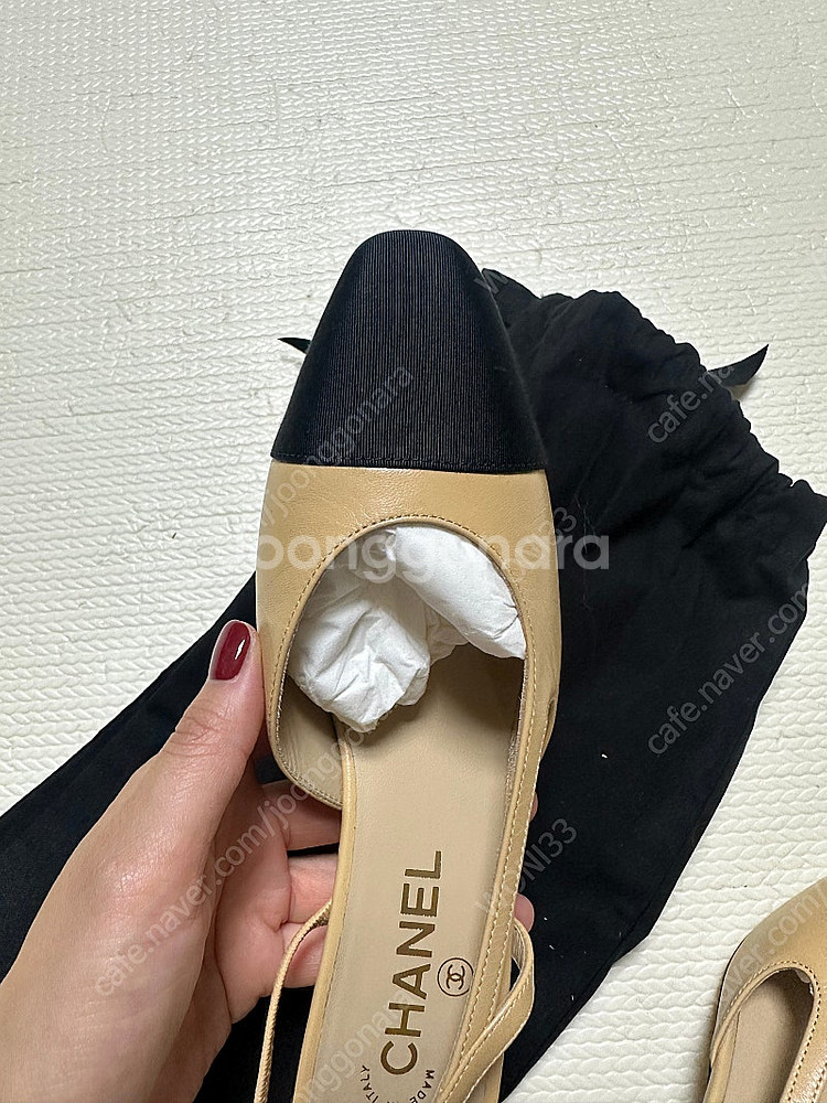 샤넬 슬링백 미들굽--2