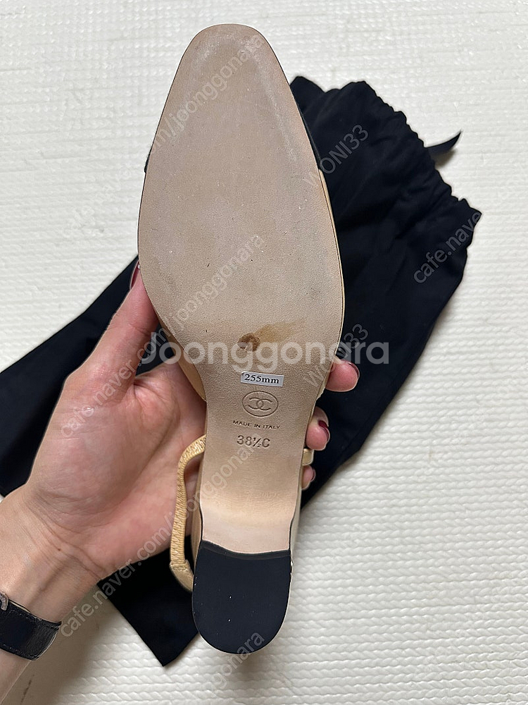 샤넬 슬링백 미들굽--3