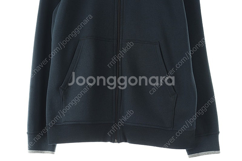 (M) 퓨마 집업져지 트랙탑 네이비 빅로고 아메카지--3