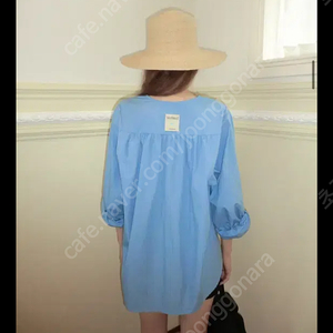 스무스무드 블루 올리비에 블라우스 Blue Olivier Blouse