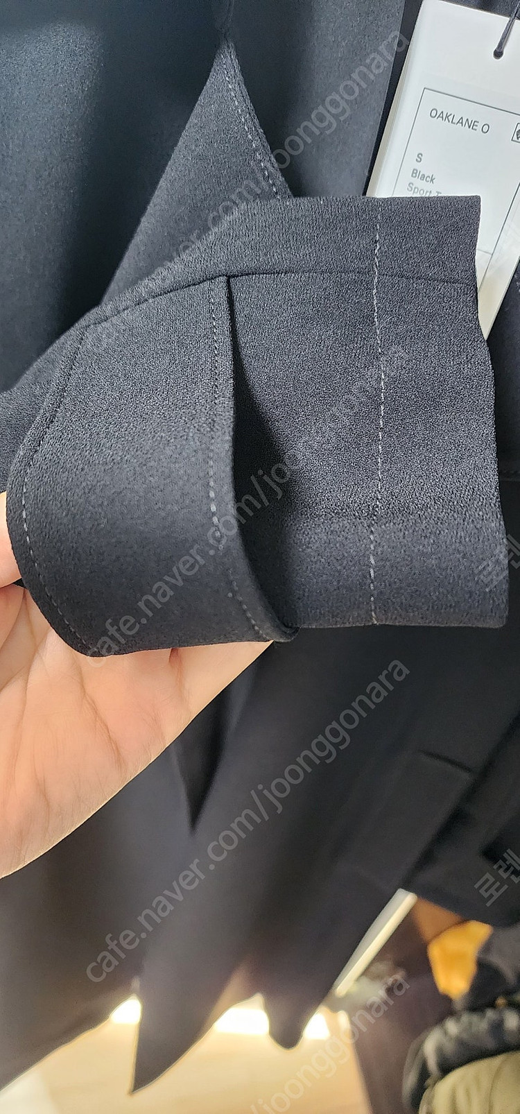 띠어리 릴렉스트렌치코트블랙스몰 이미지