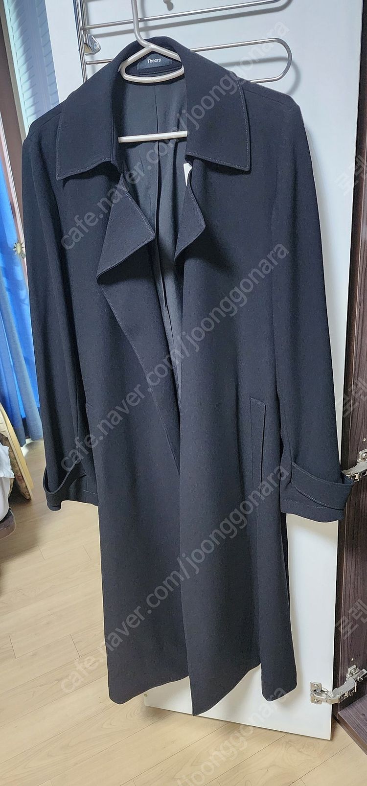 띠어리 릴렉스트렌치코트블랙스몰 이미지