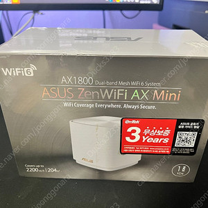 ASUS ZenWiFi AX Mini (XD4) White 유무선공유기 신품 1개 팔아요