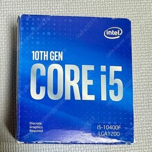 인텔 10세대 cpu i5 10400f