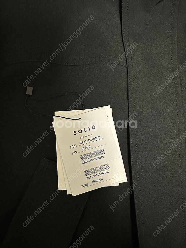 24ss 솔리드 옴므 쉘파가 리오더 메인상품 46siz...--8