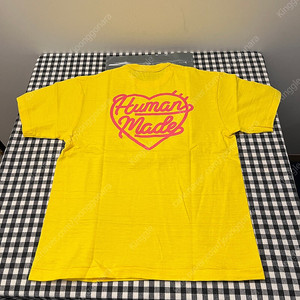 (M) 휴먼메이드 로고 컬러 티셔츠 옐로우 Humanmade logo color t-shirt yellow