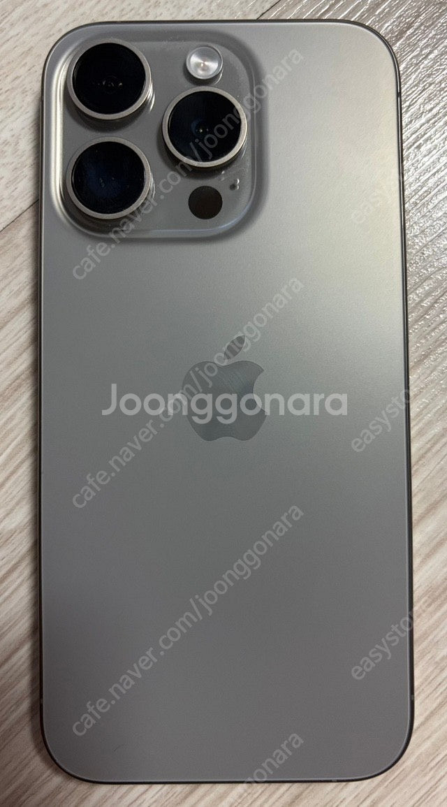 아이폰15 프로 128G 네츄럴 (배터리 100%, 사이클수 12)--2