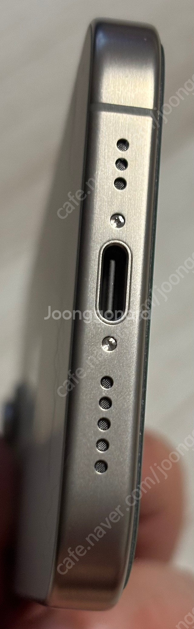 아이폰15 프로 128G 네츄럴 (배터리 100%, 사이클수 12)--6