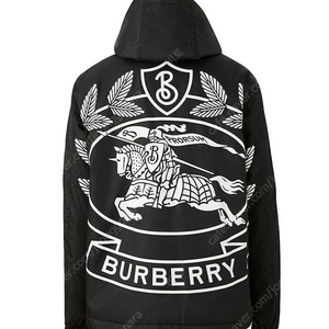 burberry stanford 버버리 스텐포드 프로섬 백로고 자켓 블랙 XXL 새제품