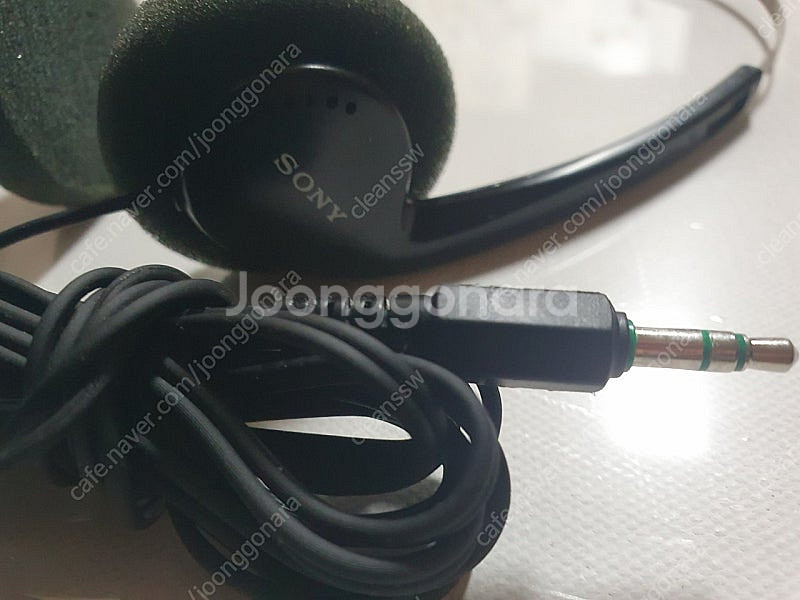 소니 빈티지 스틸 밴드 헤드폰 mdr-005--1