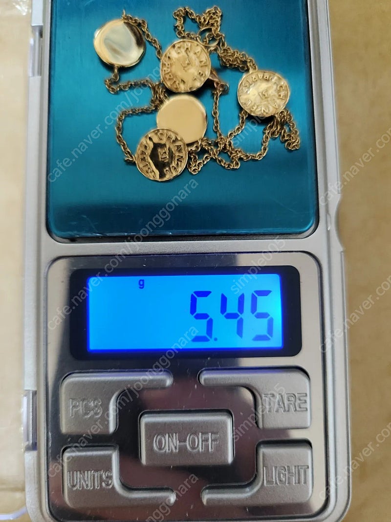 18k 옐로골드 코인 목걸이 | 중고나라 - 안심되는 중고거래