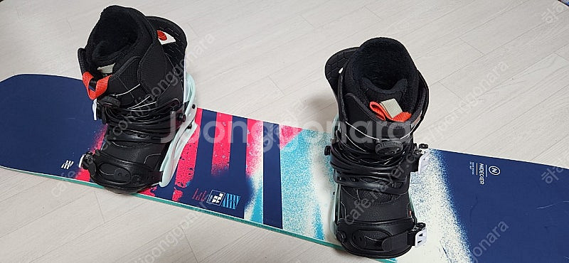 버튼 스몰스 리플렉스 아동용 스노우보드 바인딩 L + 버튼 집라인 보아 아동용 스노우보드 부츠 BLACK 230사이...--2