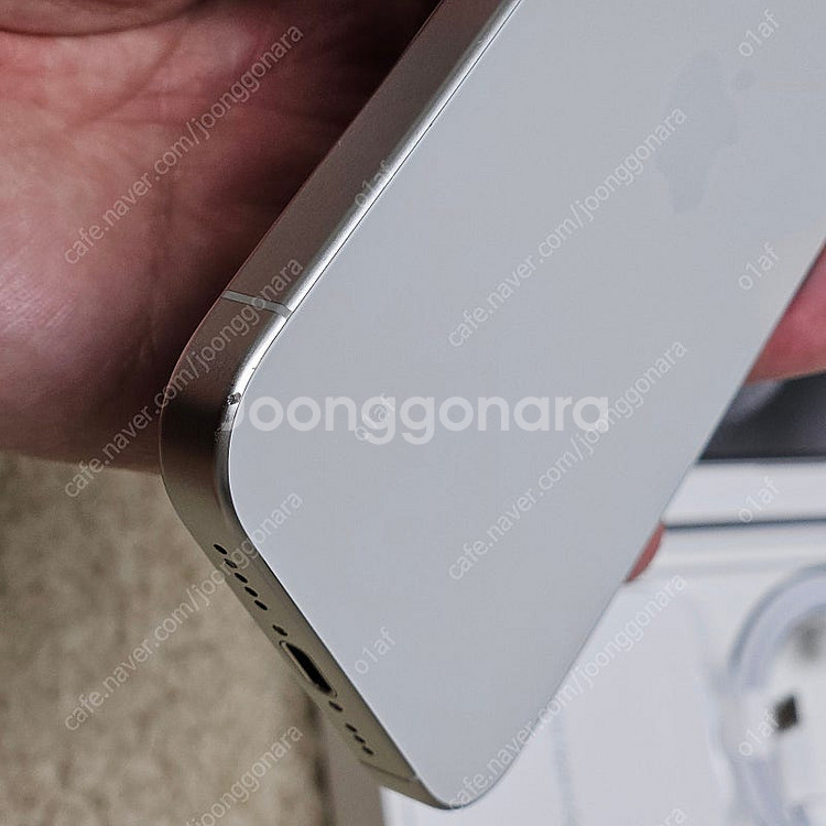 [무음카메라]아이폰15 프로 256GB 화이트 듀얼유심--8