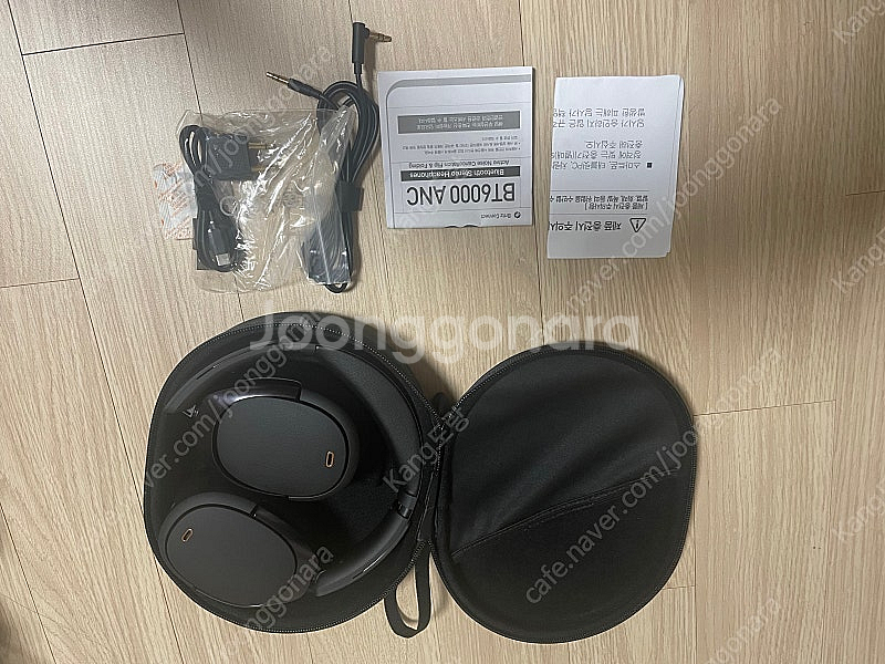 브리츠 노이즈 캔슬링 블루투스 헤드폰 BT6000ANC--1