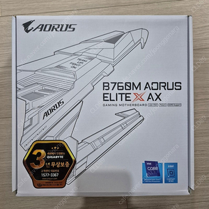 기가바이트 B760M AORUS ELITE 화이트