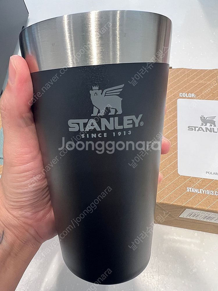 스탠리 비어파인트 텀블러 473ml 화이트/블랙/카키--2
