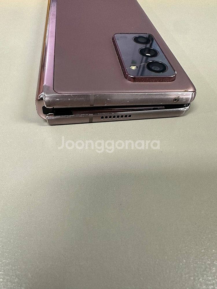 갤럭시Z폴드2 256기가 브론즈색상 상태좋은 가성비 꿀...--6