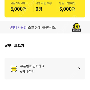 이마트 이머니 5000점 팝니다