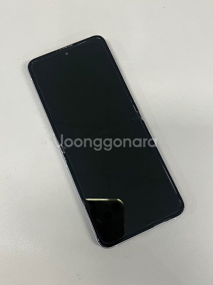 갤럭시Z플립3 퍼플 256G 민팃용 부품용 서브용 게임...--2