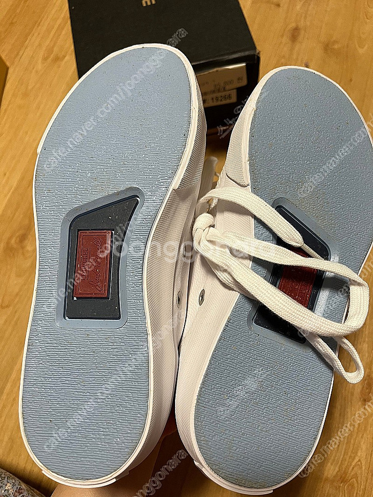 캔버스 잭퍼셀 레더 가죽 블랙 화이트 스니커즈 1S961​ 사이즈225--5