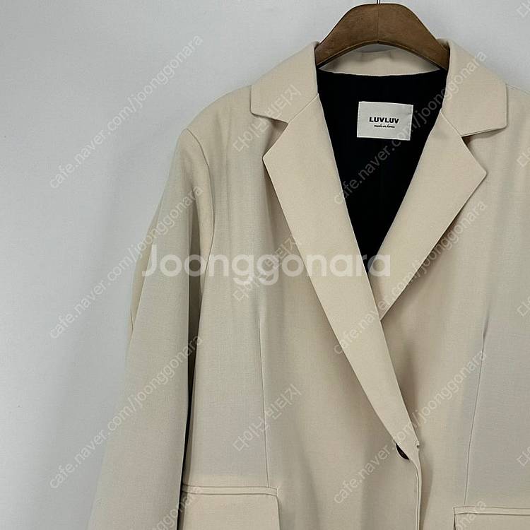 베이직 자켓 블레이저 (F size / IVORY)--2