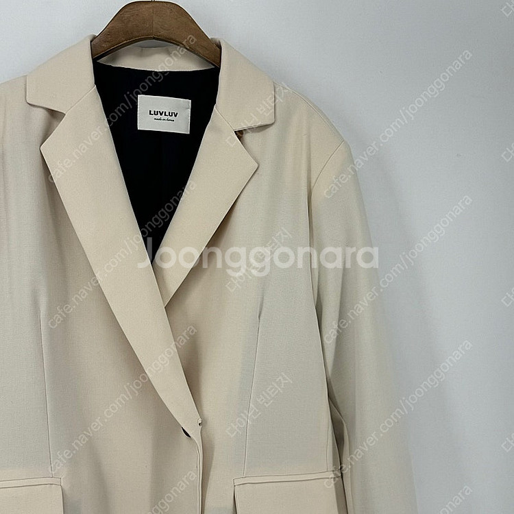 베이직 자켓 블레이저 (F size / IVORY)--3