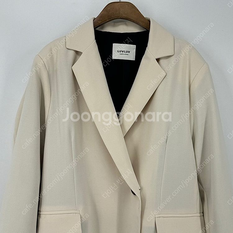 베이직 자켓 블레이저 (F size / IVORY)--4