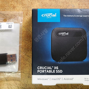 마이크론 외장SSD Crucial X6 Portable 2TB 미개봉 택배비포함125,000원