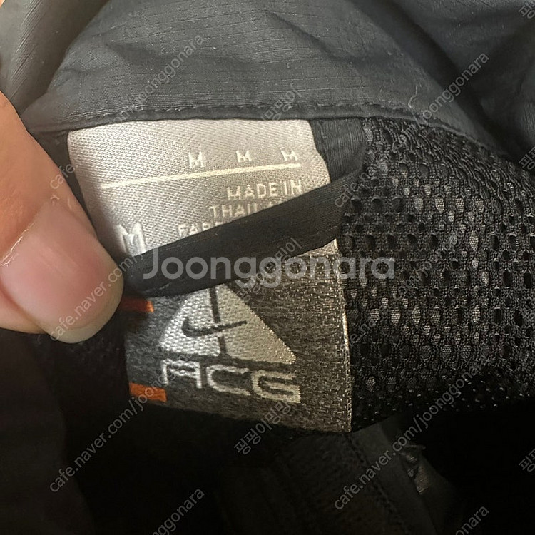 ACG 고프코어 블랙바람막이 90--2
