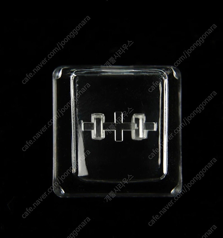 [미사용] 카일 초콜릿 로우프로파일 투명 키캡--1