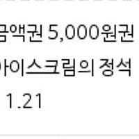 요거트아이스크림정석 요아정 5000원 금액권 > 4000원 11.21까지