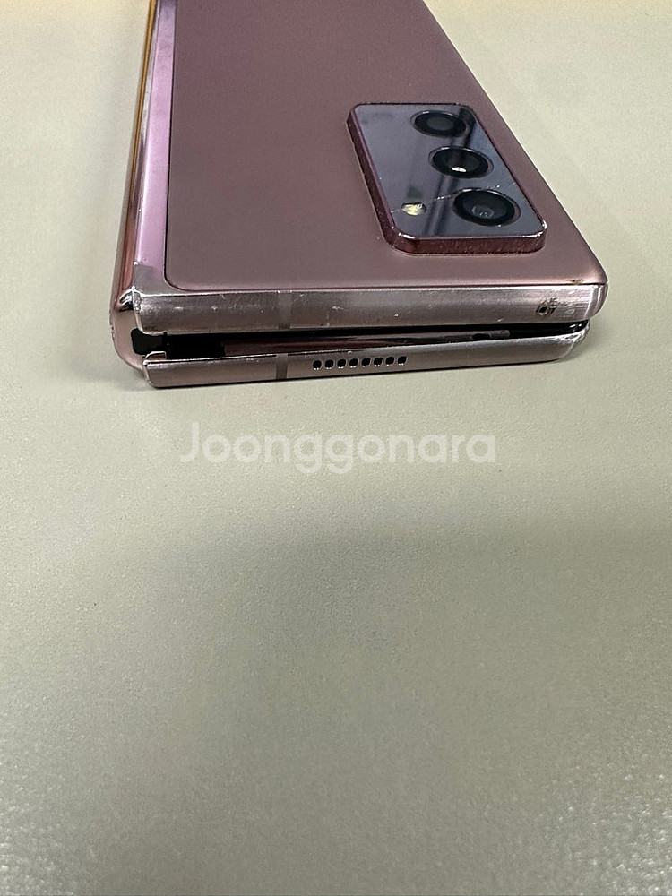 갤럭시Z폴드2 256기가 브론즈색상 상태좋은 가성비 꿀...--6