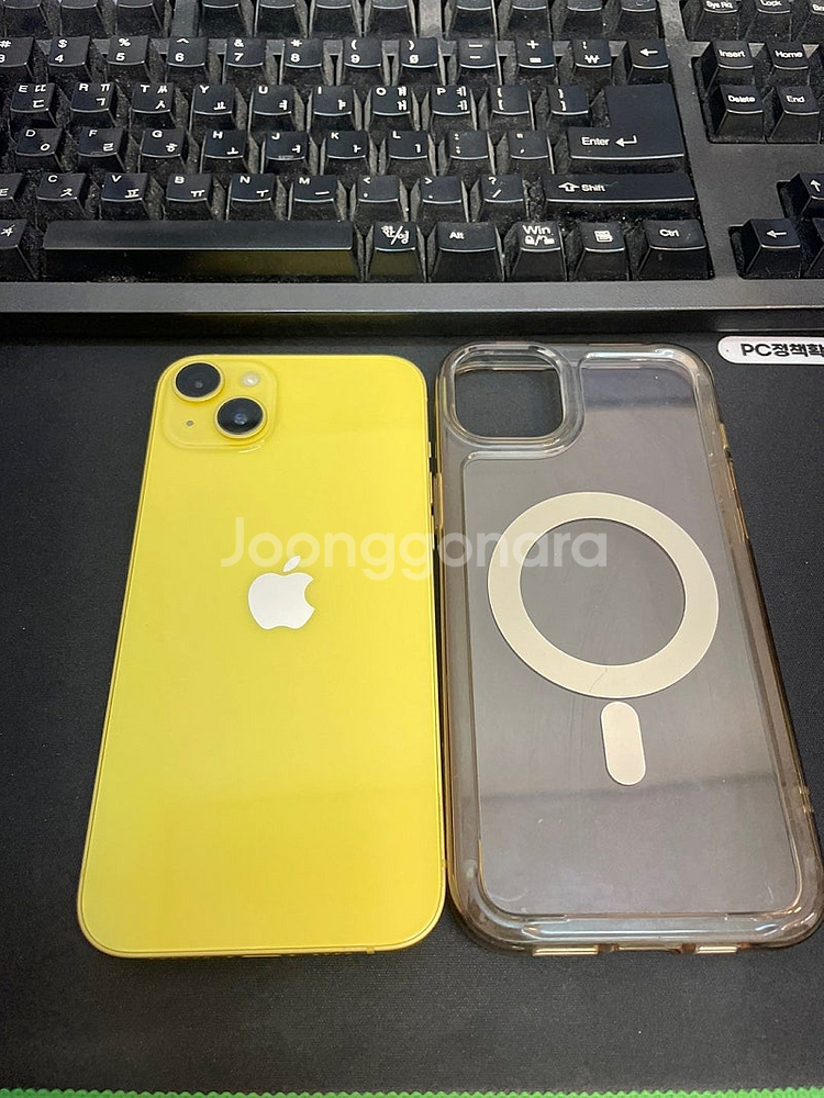 아이폰14플러스 옐로 256GB 배터리89% 상태좋은 ...--2