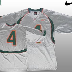 NCAA Miami Hurricanes #4 Devin Hester 풋볼져지 정품Nike M(100-105) (무료배송)