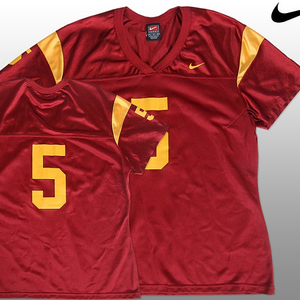 NCAA USC Trojans #5 Reggie Bush 풋볼져지 정품Nike S(95-100) (무료배송)